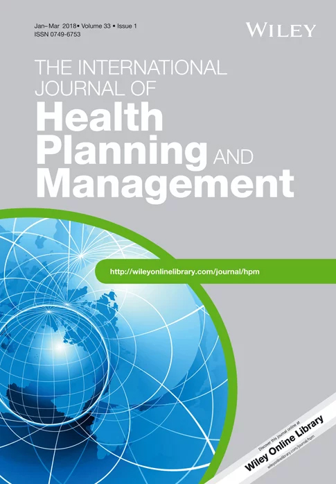 International Journal of Health Planning and Management.jpg